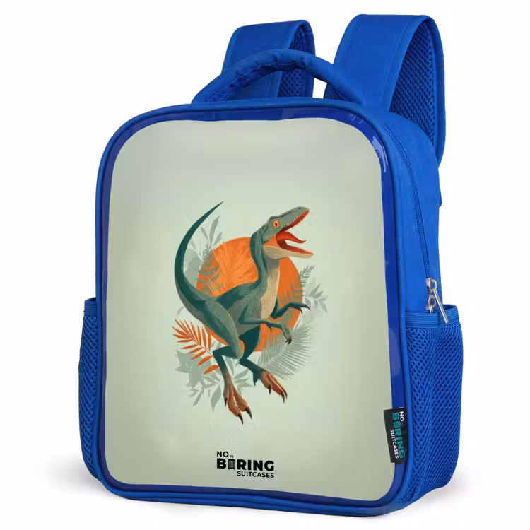 Kids backpack - Blue - Animal - Dino - Nature — 7