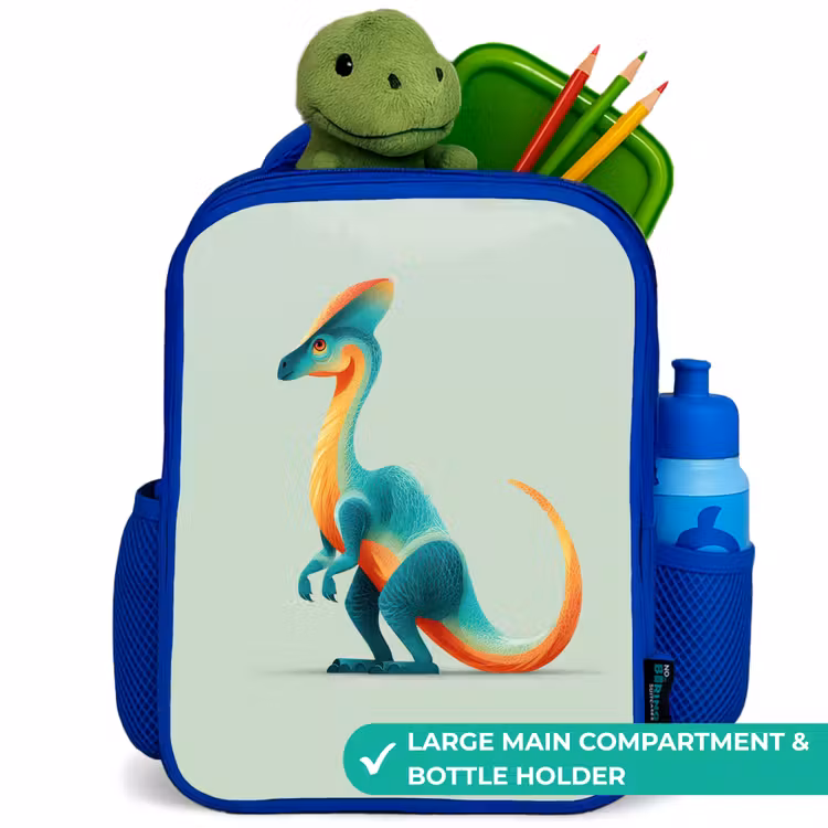 Kids backpack - Blue - Dino - Blue - Animal — 5