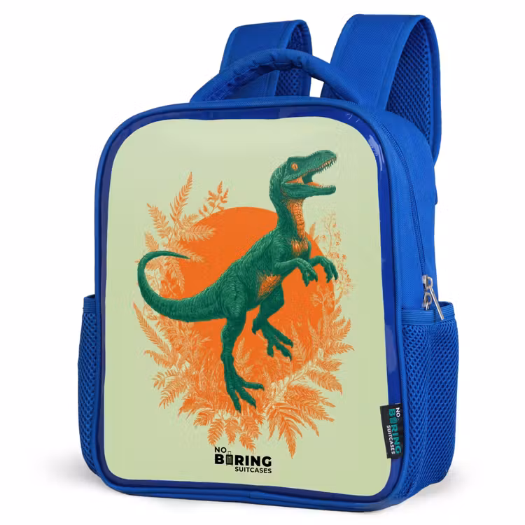Kids backpack - Blue - Dino - Nature - Green — 7