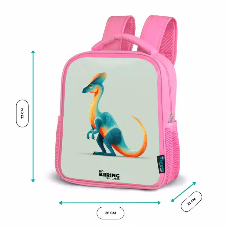 Kids backpack - Pink - Dino - Blue - Animal — 3