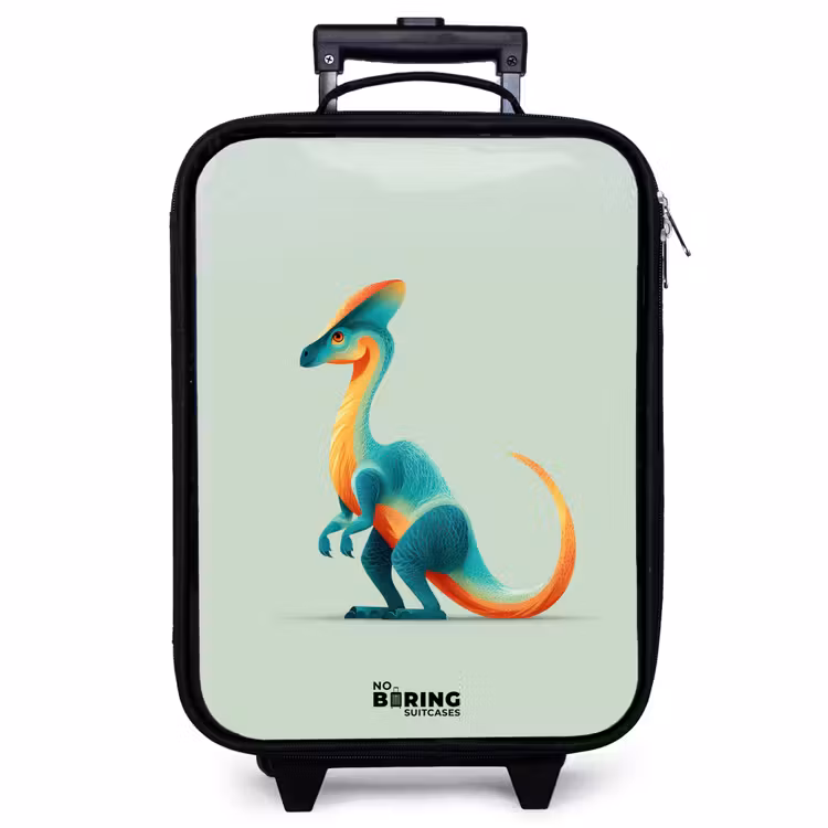 Children's suitcase - Dino - Blue - Animal — 1