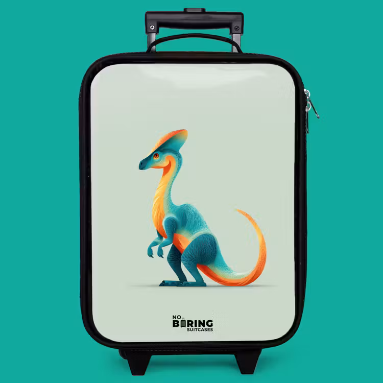 Children's suitcase - Dino - Blue - Animal — 4