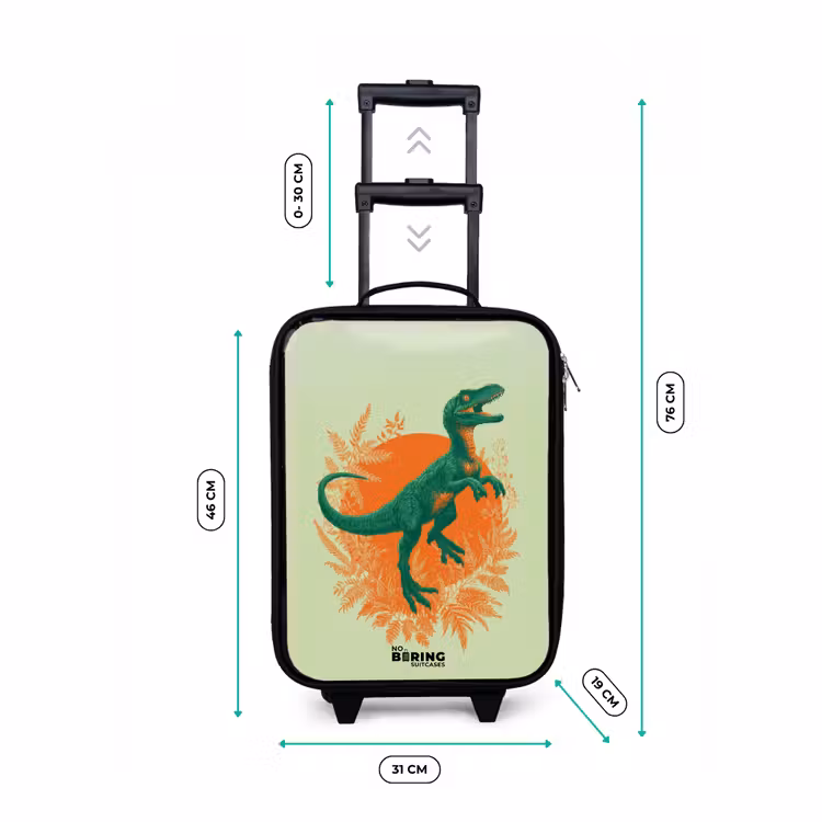 Children's suitcase - Dino - Nature - Green — 3