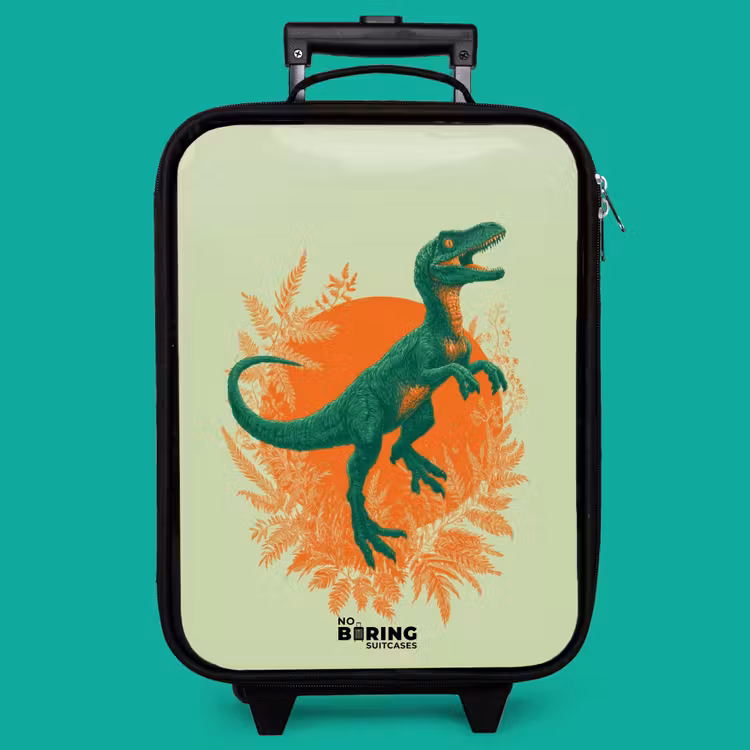 Children's suitcase - Dino - Nature - Green — 4