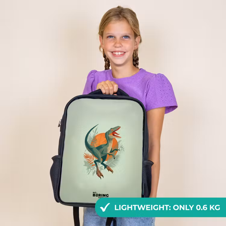 Kids backpack - Black - Animal - Dino - Nature — 9