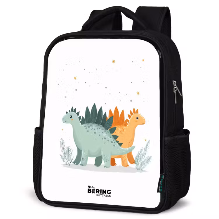 Kids backpack - Black - Dinos - Animals - Stars — 6