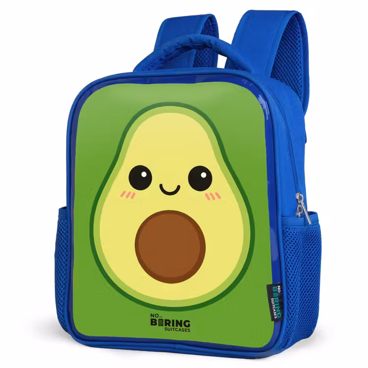 Kids backpack - Blue - Kawai - Avocado - Green — 7