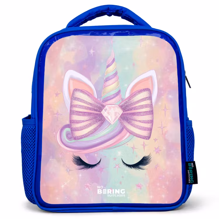 Kids backpack - Blue - Unicorn — 1