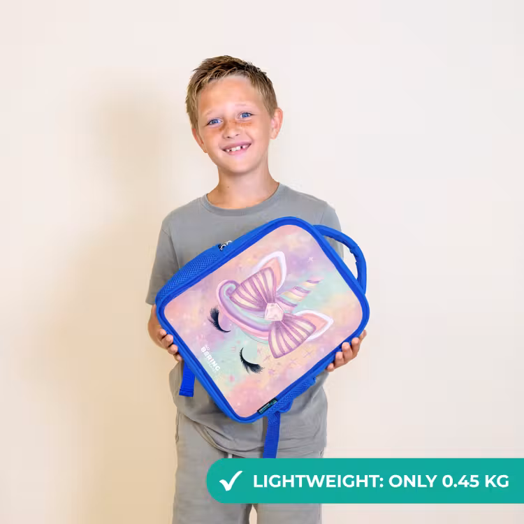 Kids backpack - Blue - Unicorn — 3