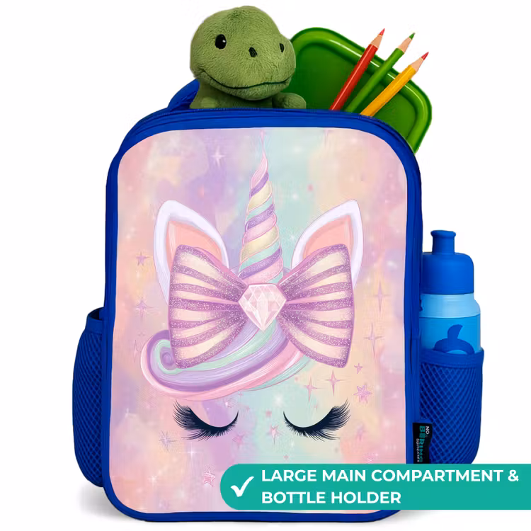 Kids backpack - Blue - Unicorn — 5
