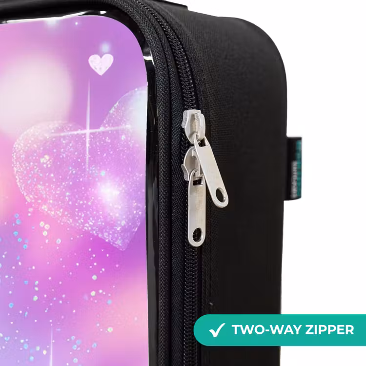 Children's suitcase - Light - Rainbow - Hearts — 6