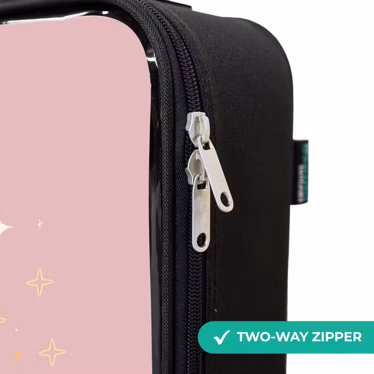 Children's suitcase - Unicorn - Pink - Flowers — 6