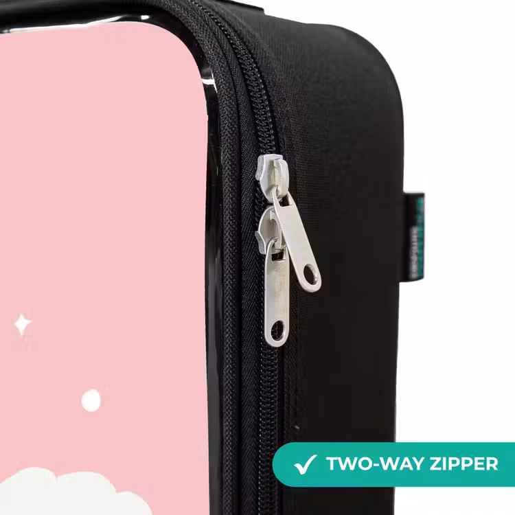 Children's suitcase - Unicorn - Wings - Pink - Rainbow — 6