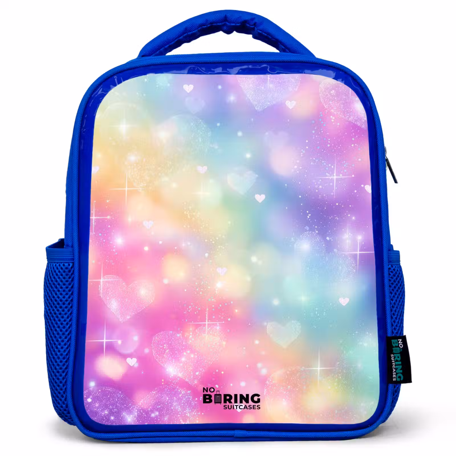 Kids backpack - Blue - Light - Rainbow - Hearts — 1