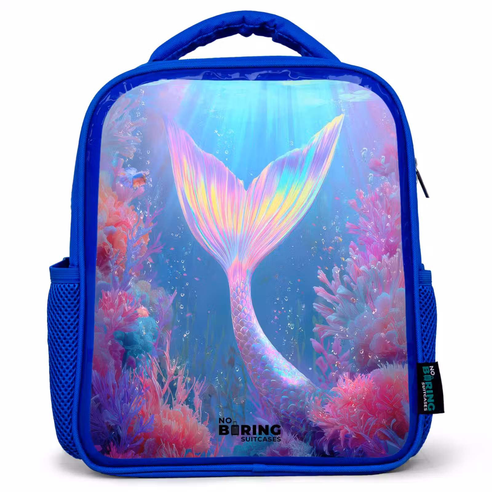 Kids backpack - Blue - Mermaid - Coral - Water — 1