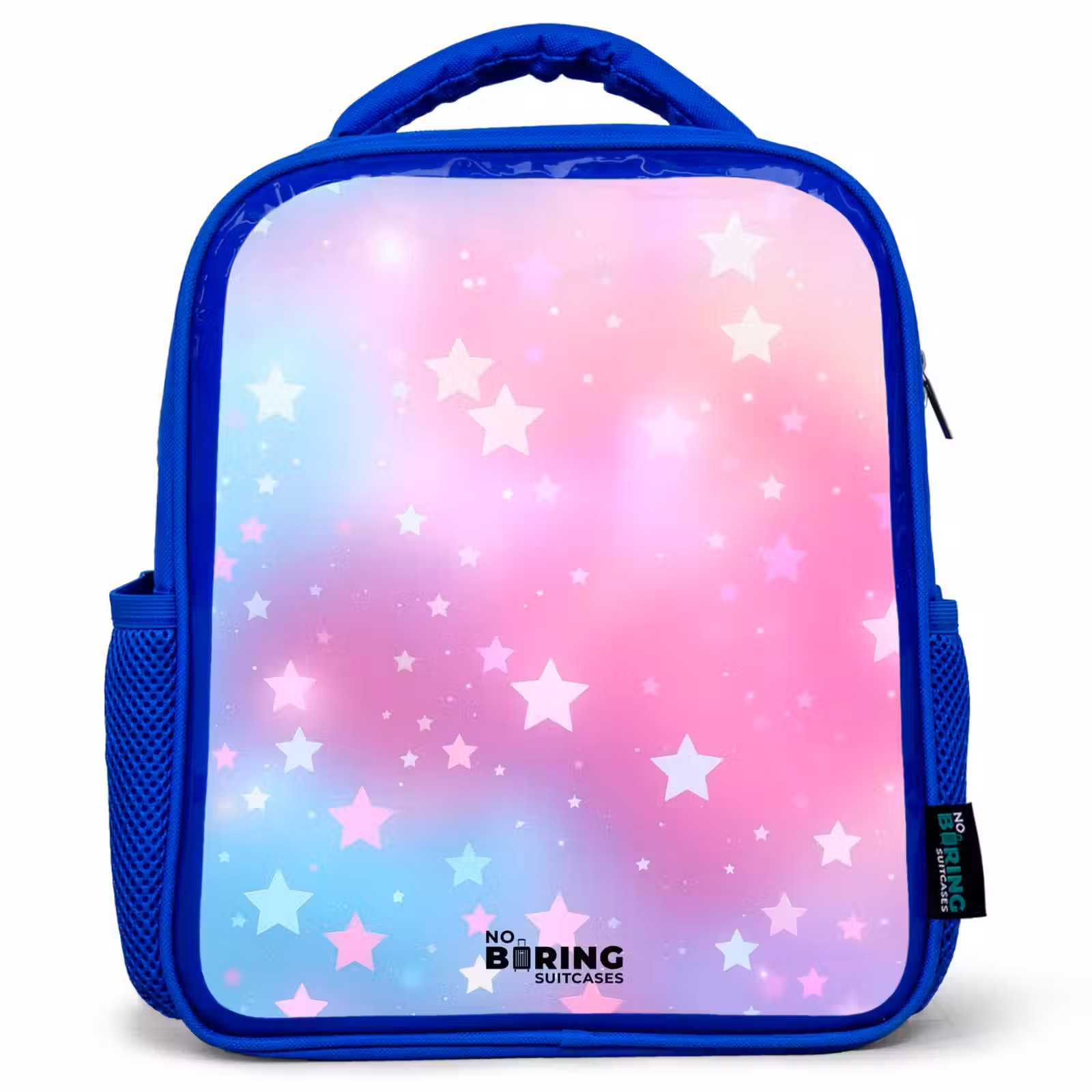 Kids backpack - Blue - Stars - Pink - Blue — 1