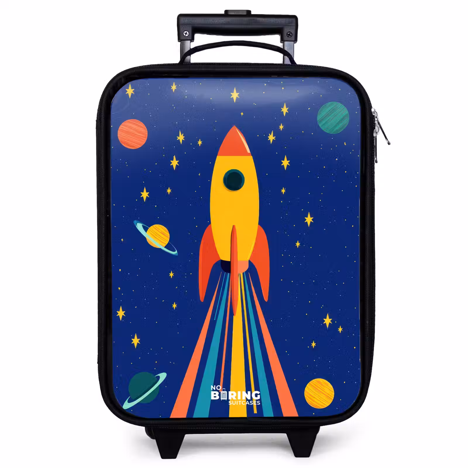 Children's suitcase - Rocket - Stars - Planet - Space — 1