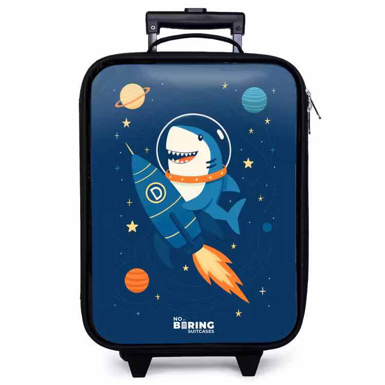 Children's suitcase - Animal - Space - Planet - Rocket — 1