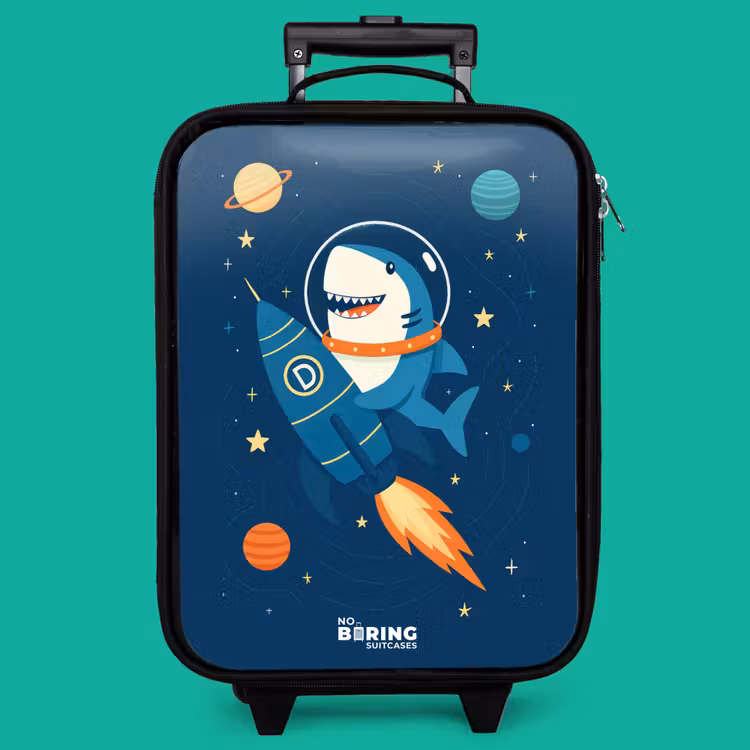 Children's suitcase - Animal - Space - Planet - Rocket — 4