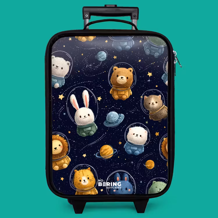 Children's suitcase - Animals - Astronaut - Planets - Stars — 4