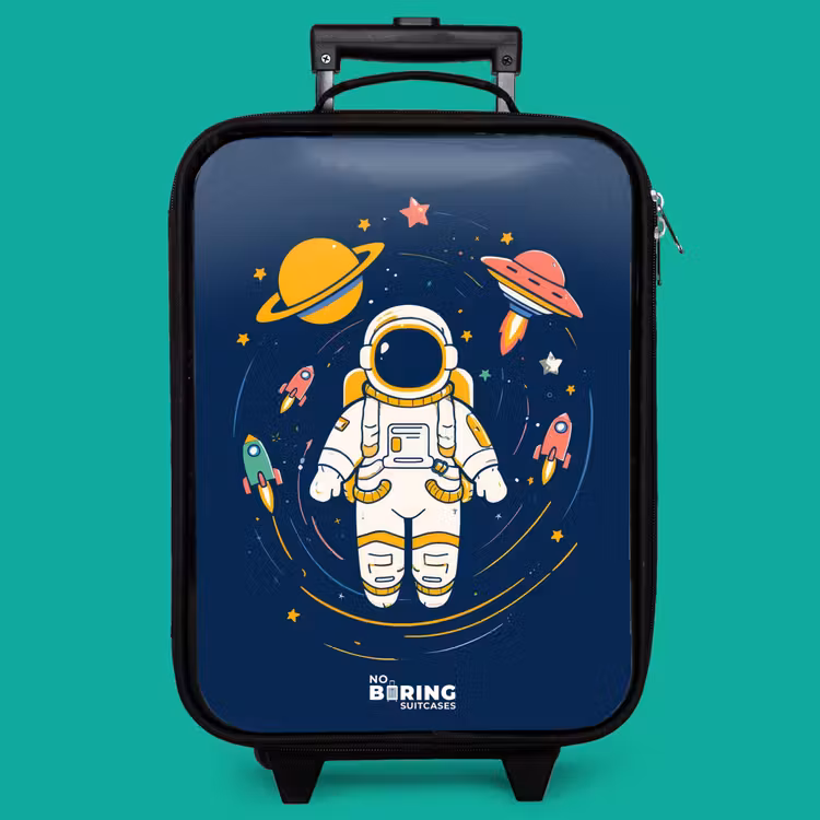 Children's suitcase - Astronaut - Planet - Stars - Rocket — 4