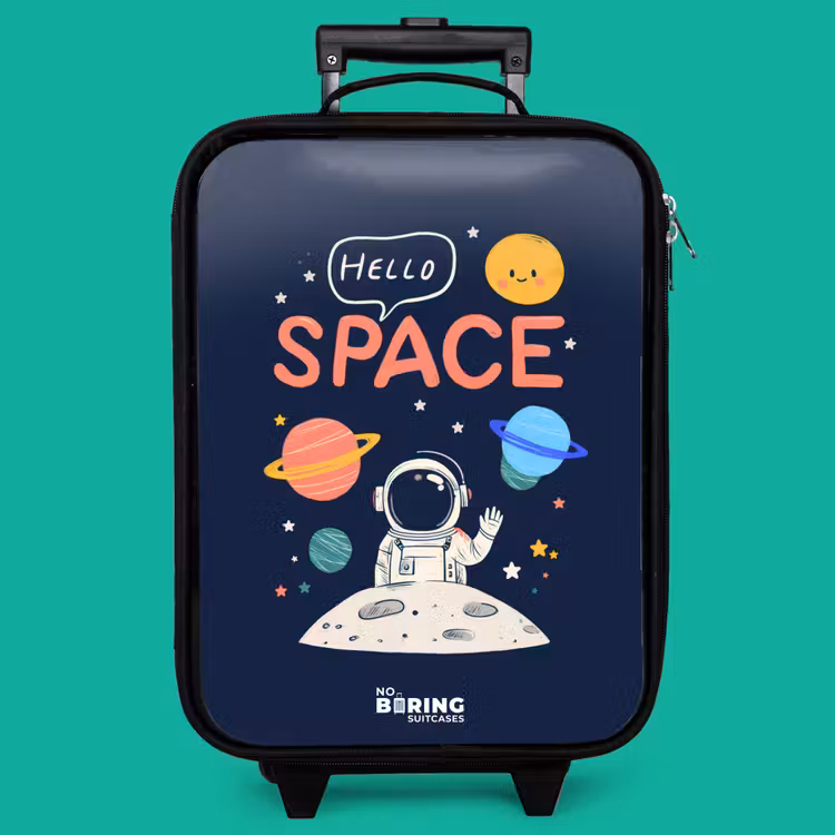 Children's suitcase - Astronaut - Quote - Planets - Stars — 4