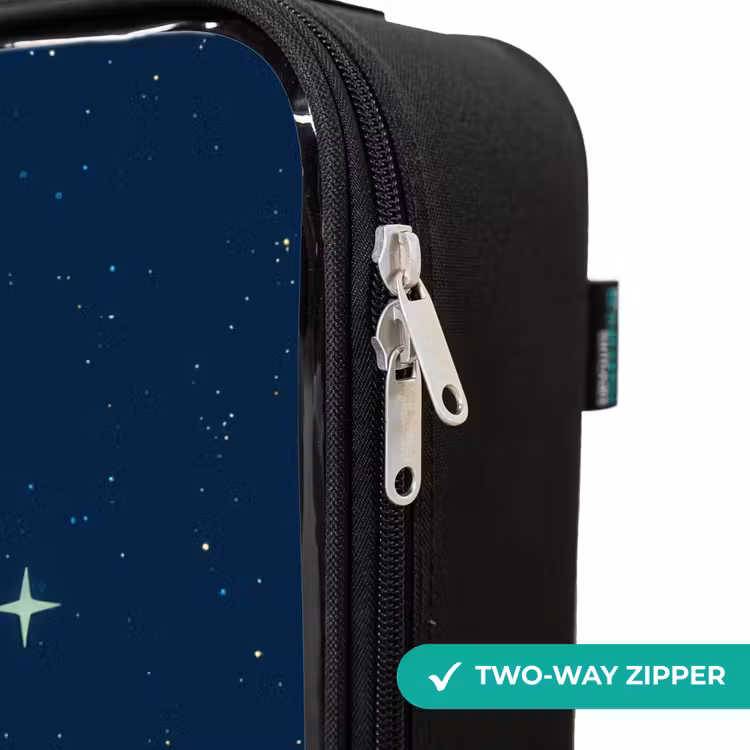 Children's suitcase - Planet - Rocket - Stars - Dark blue — 6