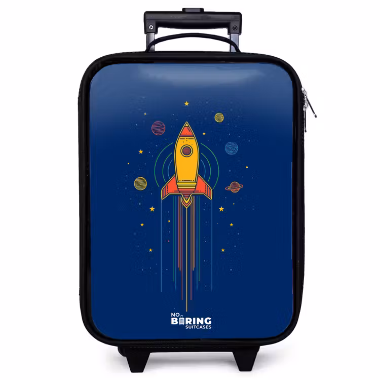 Children's suitcase - Rocket - Planets - Stars — 1