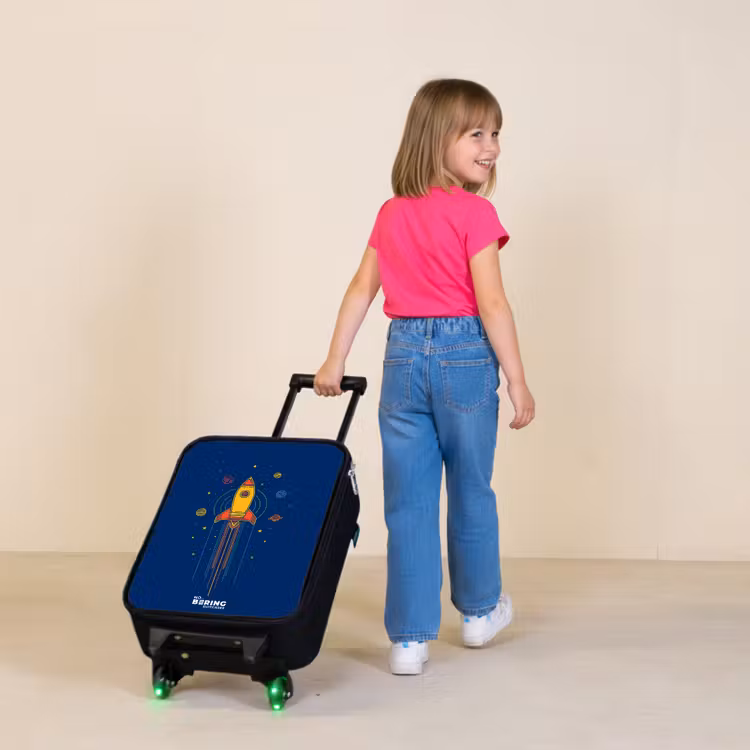 Children's suitcase - Rocket - Planets - Stars — 2