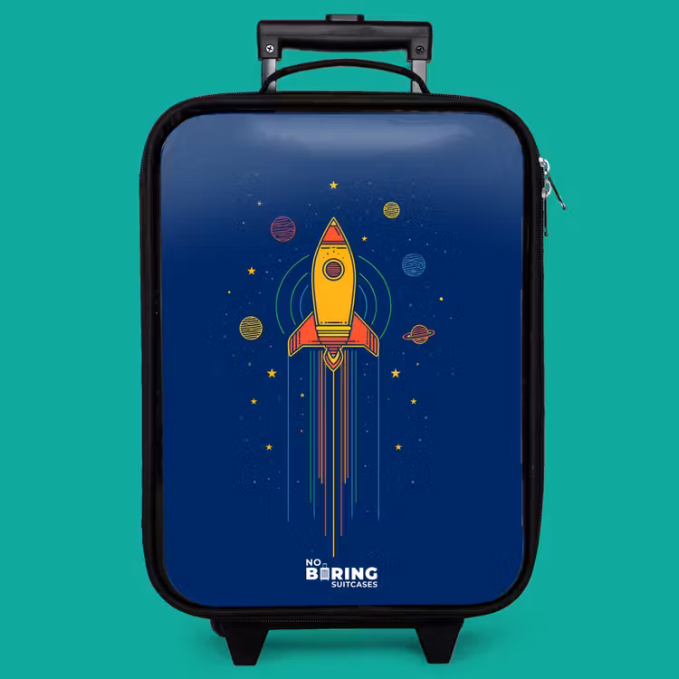 Children's suitcase - Rocket - Planets - Stars — 4