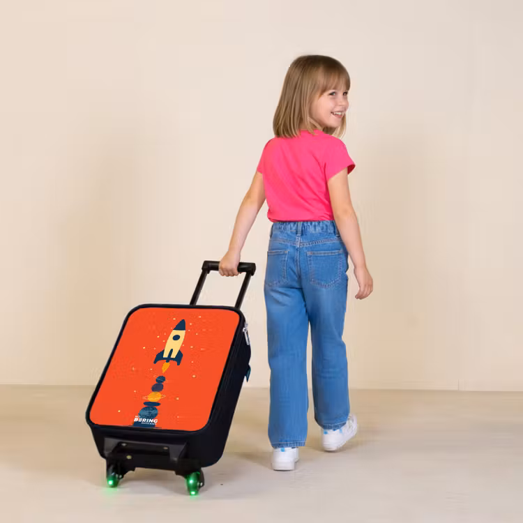 Children's suitcase - Rocket - Stars - Planets — 2