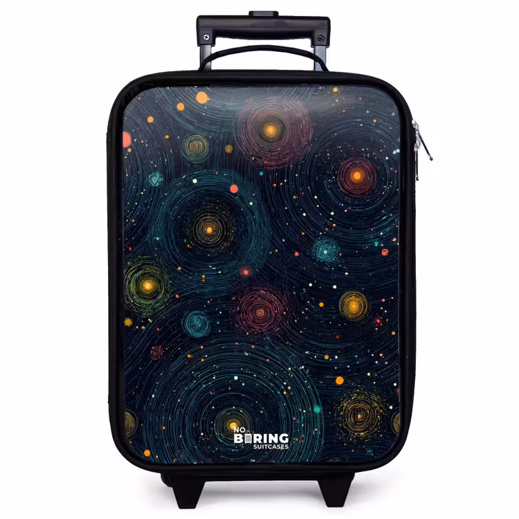 Children's suitcase - Stars - Planets - Colorful — 1
