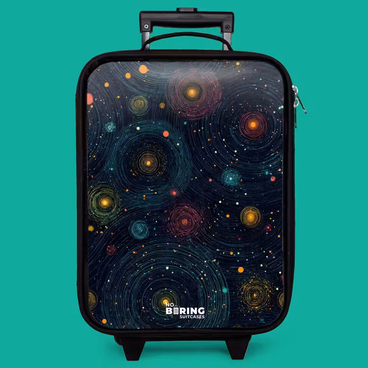 Children's suitcase - Stars - Planets - Colorful — 4