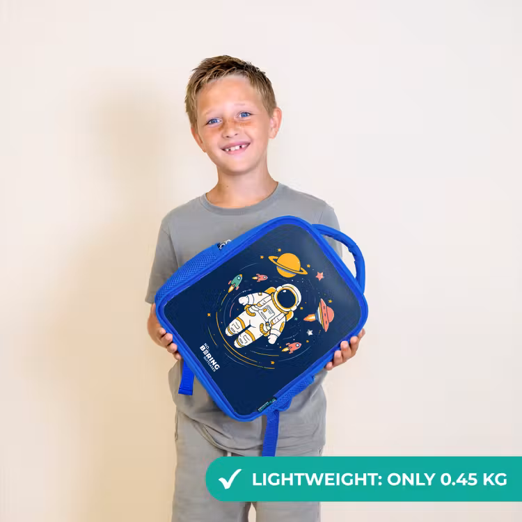 Kids backpack - Blue - Astronaut - Planet - Stars - Rocket — 3