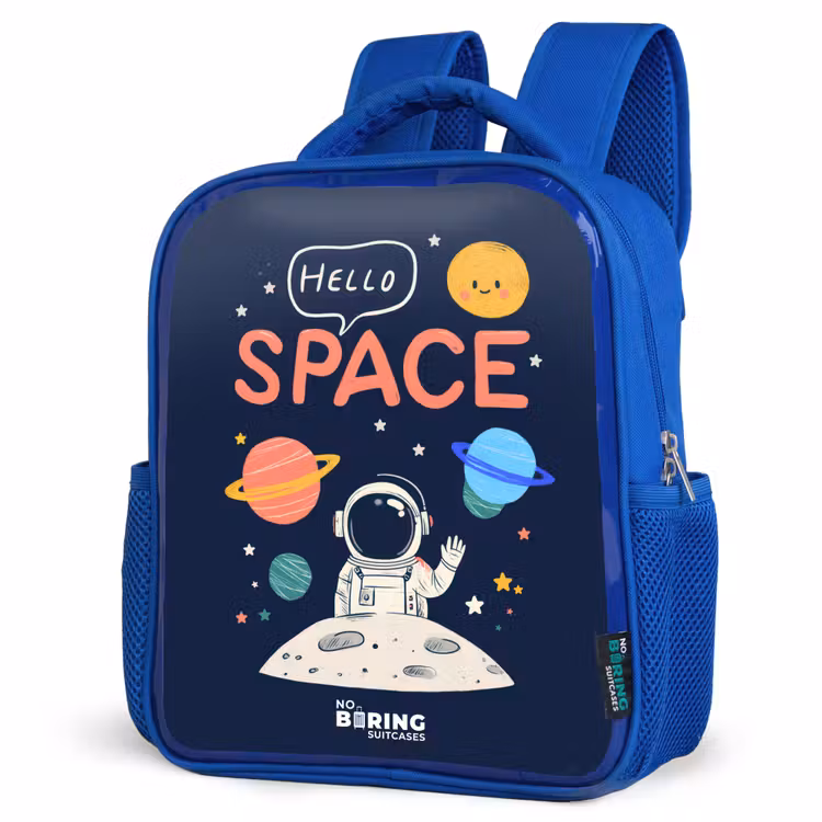 Kids backpack - Blue - Astronaut - Quote - Planets - Stars — 7
