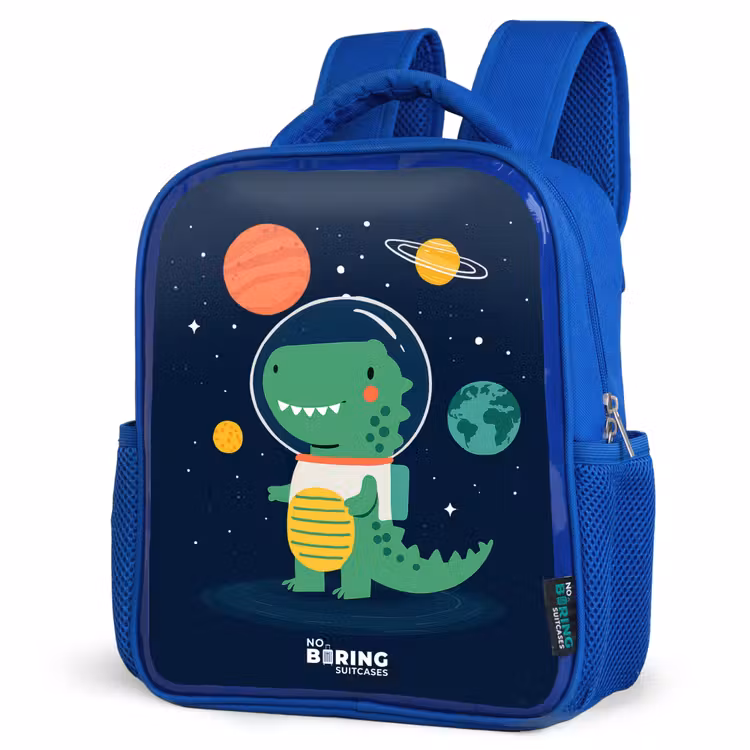 Kids backpack - Blue - Space - Dino - Planets - Stars — 7