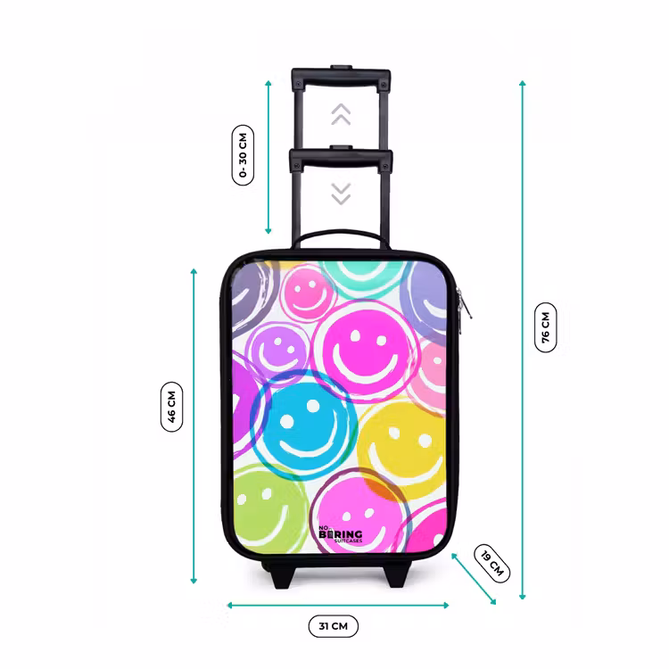 Children's suitcase - Colorful explosion of smiles — 3