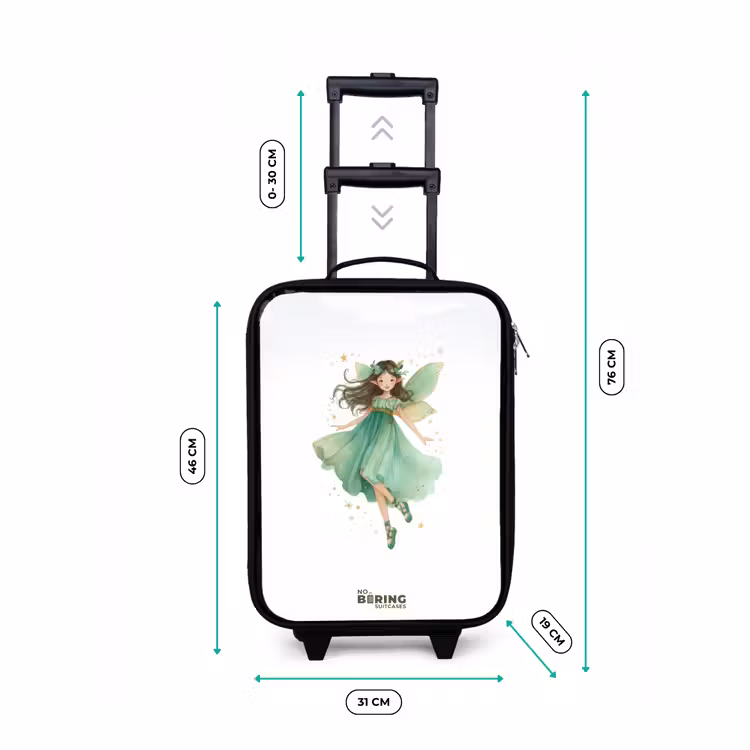Children's suitcase - Floating green elf — 3