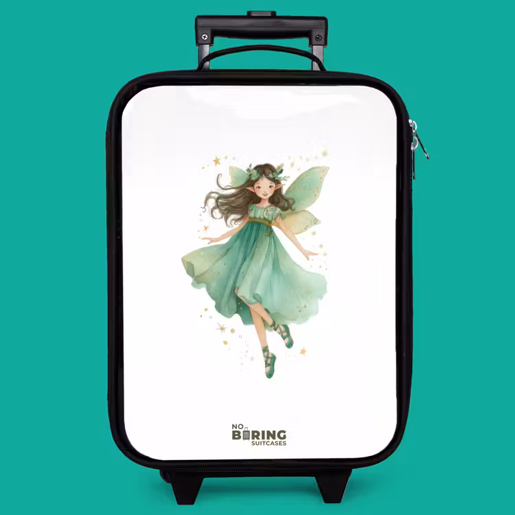 Children's suitcase - Floating green elf — 4