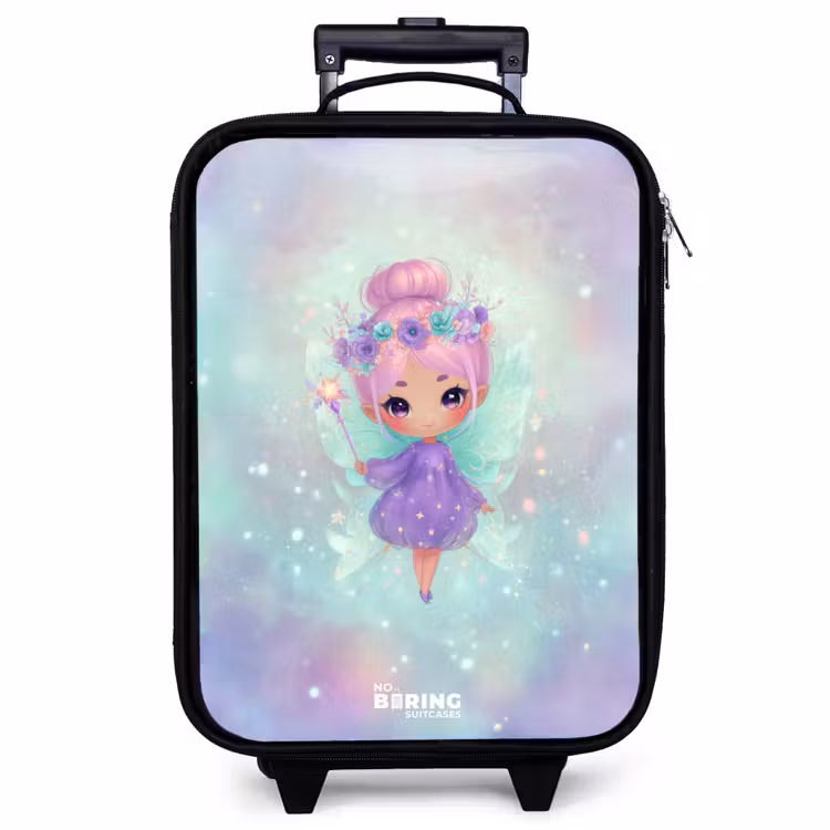 Children's suitcase - Flower fairy in pastel shine — 1