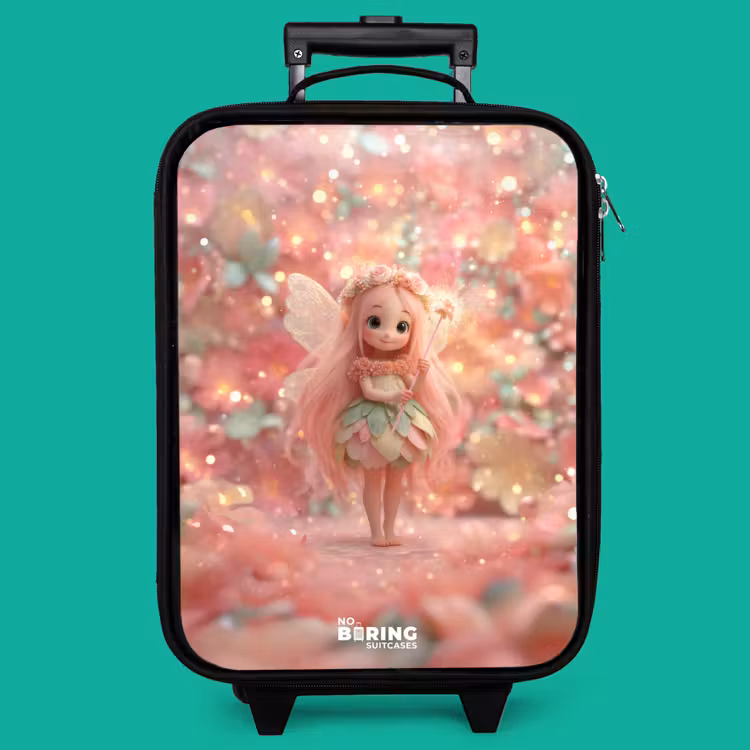 Children's suitcase - Flower fairy in pink fairy world — 4