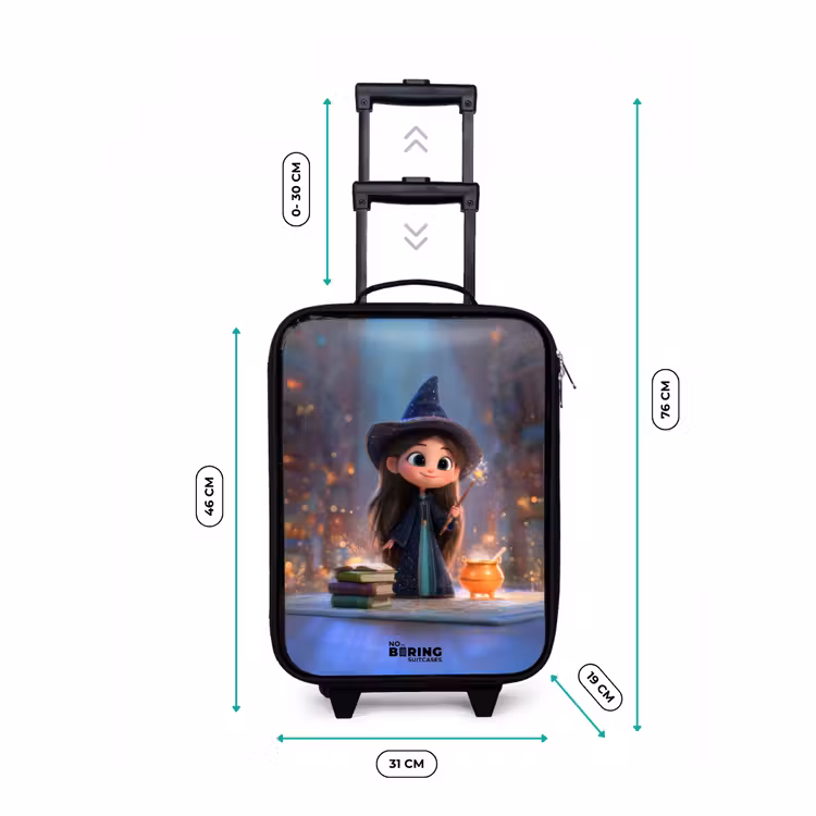 Children's suitcase - Little enchantress in library — 3