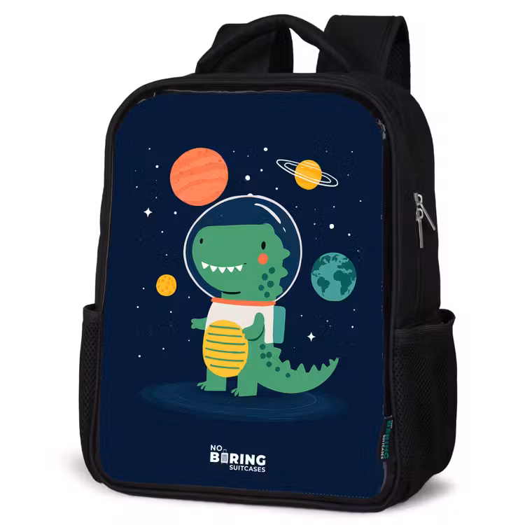 Kids backpack - Black - Space - Dino - Planets - Stars — 6
