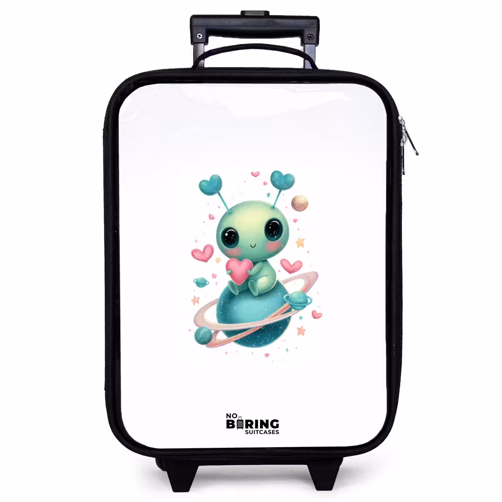Children's suitcase - Sweet alien creature with heart — 1