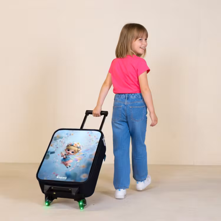 Children's suitcase - Butterfly Fairy in Flower Air — 2
