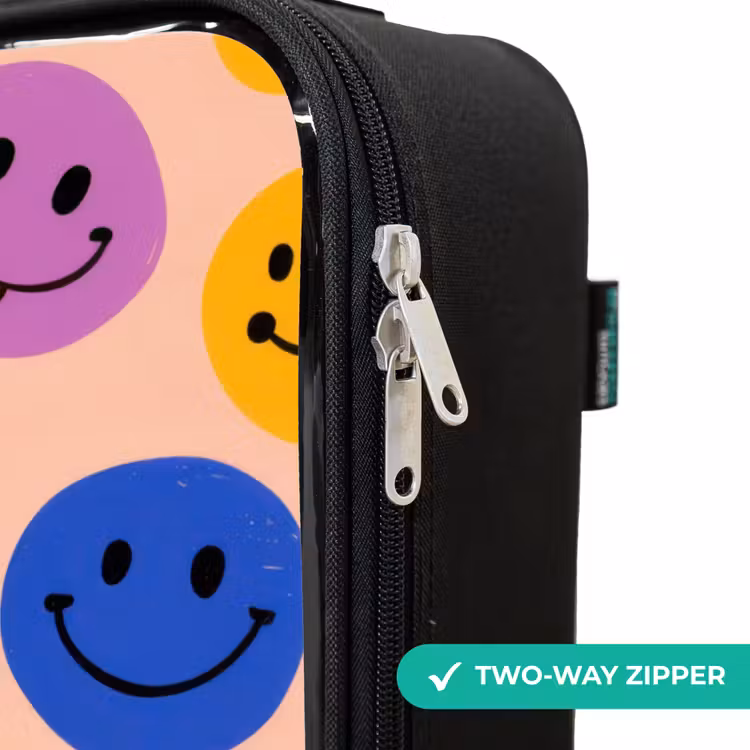 Children's suitcase - Cheerful Smiley Pattern — 6