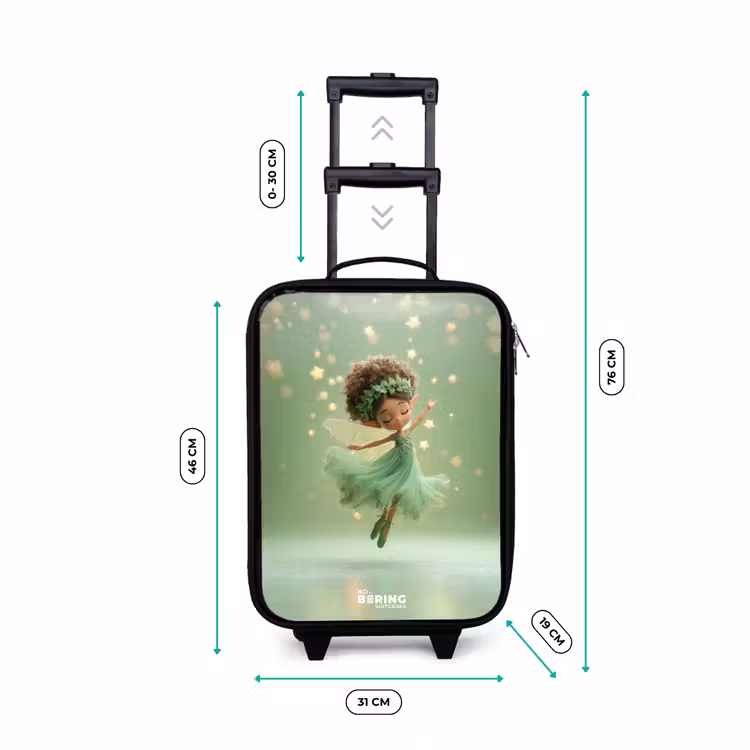 Children's suitcase - Dancing fairy in green light — 3