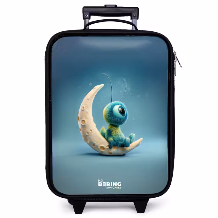 Children's suitcase - Dreamy Creature on the Moon — 1