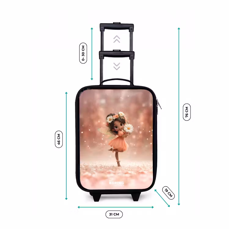 Children's suitcase - Fairy with daisies — 3