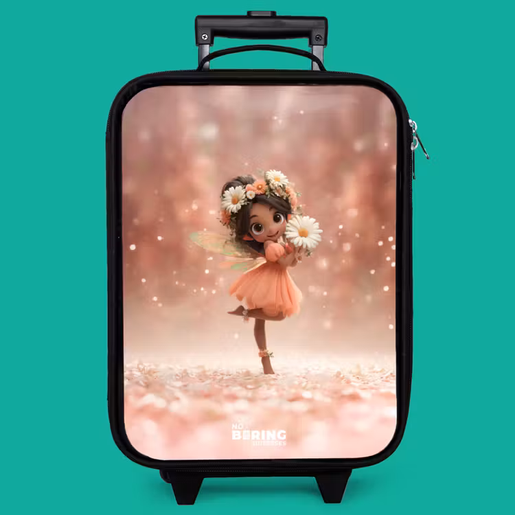 Children's suitcase - Fairy with daisies — 4